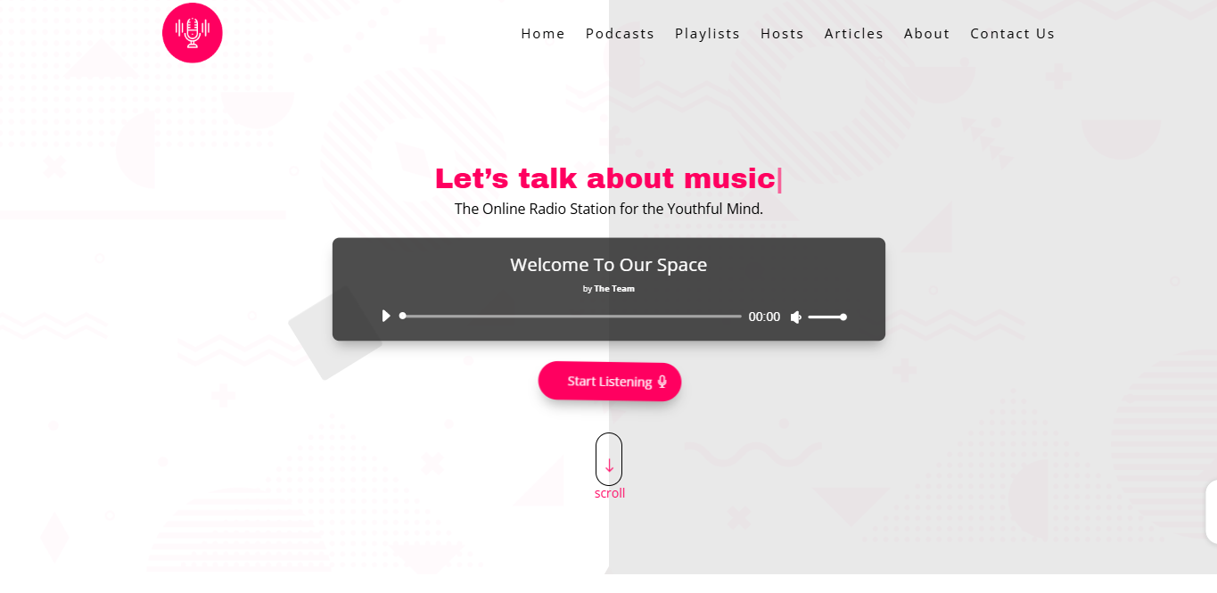 Liveradio Website Project